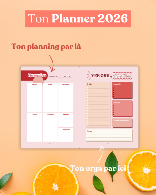 Planner 2026 – The Bloomy Club | Organisation & Épanouissement