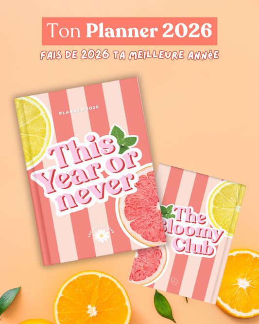 Planner 2026 – The Bloomy Club | Organisation & Épanouissement
