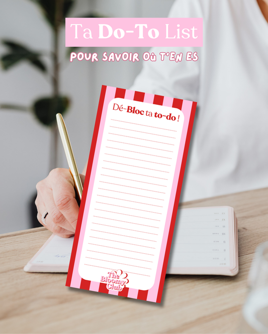 Dé-bloc ta to-do ! – To-do list pour vider ta tête et passer à l’action
